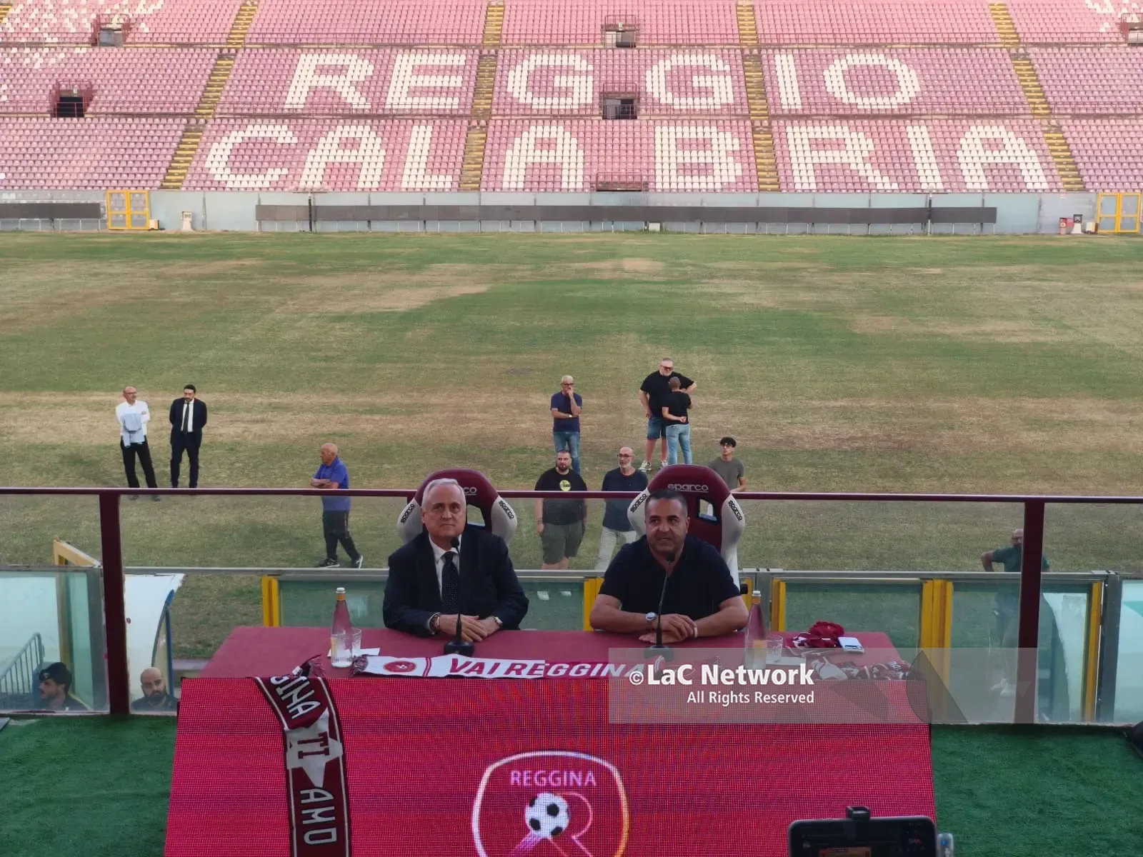 Reggina, Lotito inaugura la nuova era amaranto:«Una squadra protagonista, non comparsa»