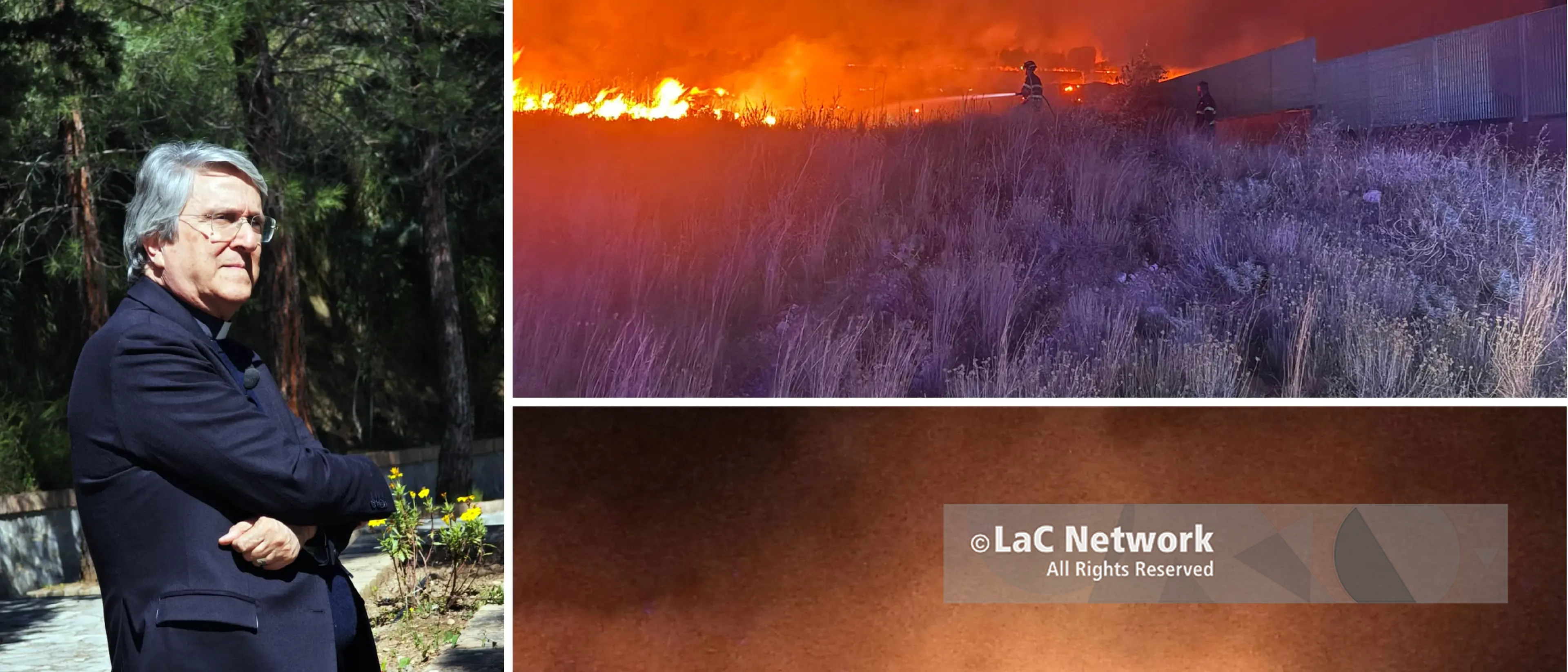Pollino in fiamme, il vescovo Francesco Savino:\u00A0«Il vero incendio è l'abbandono dei nostri paesi»\n