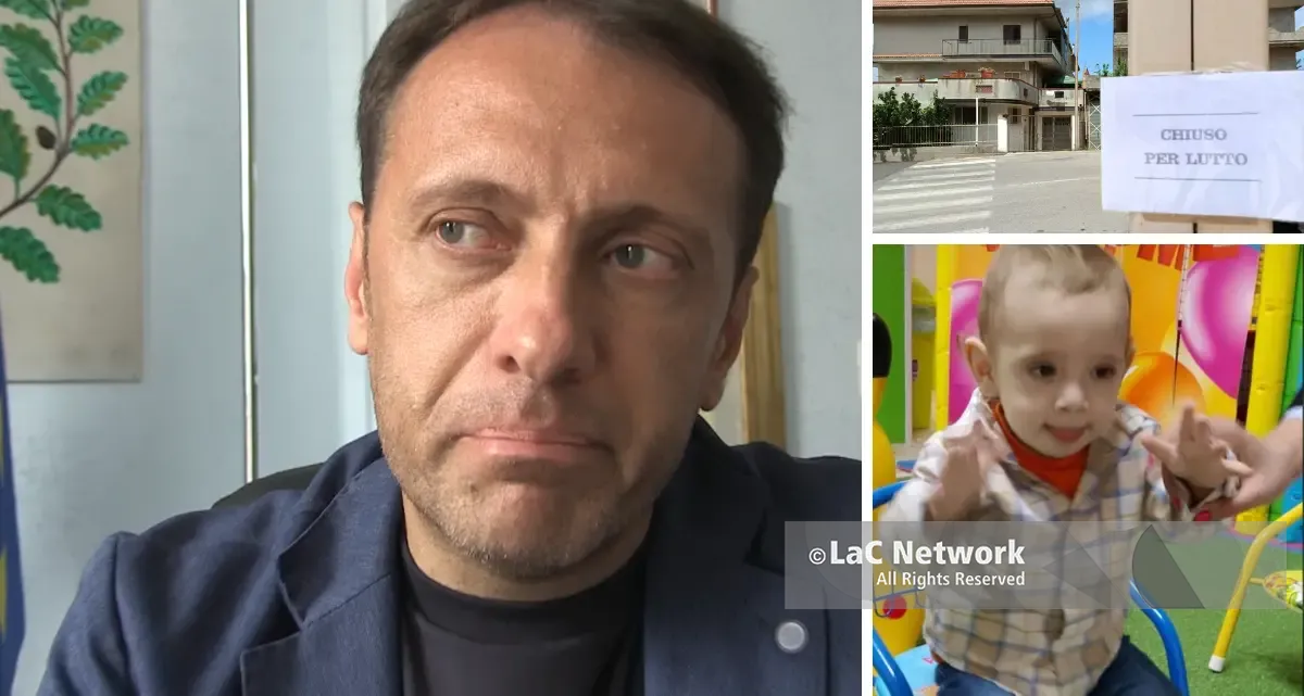 «Alessio Pio è il figlio di un’intera comunità»: Zungri si stringe alla famiglia del bimbo morto per il batterio killer. Oggi i funerali\n