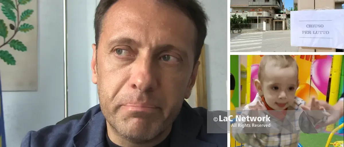«Alessio Pio è il figlio di un’intera comunità»: Zungri si stringe alla famiglia del bimbo morto per il batterio killer. Oggi i funerali\n