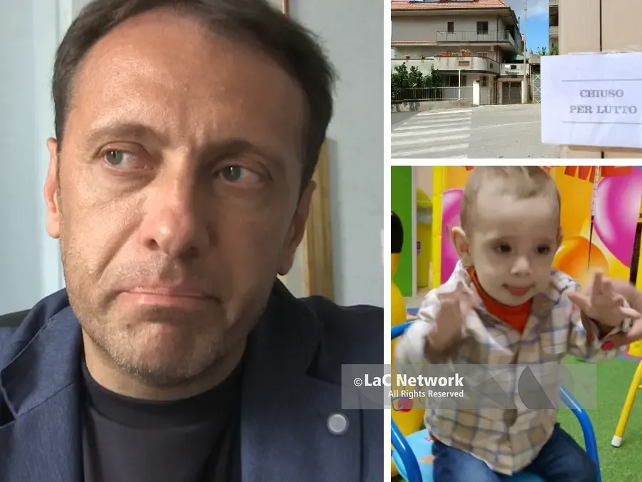 «Alessio Pio è il figlio di un’intera comunità»: Zungri si stringe alla famiglia del bimbo morto per il batterio killer. Oggi i funerali