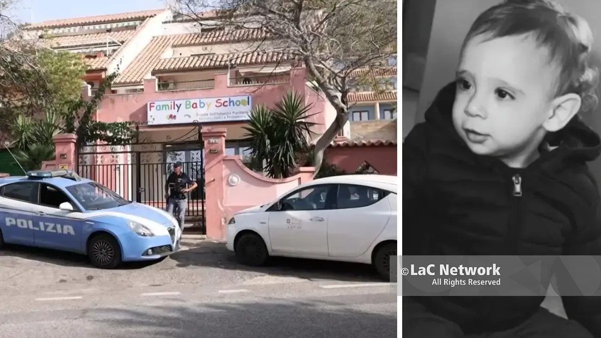 L\\'asilo di Tropea, a destra il piccolo Alessio Pio