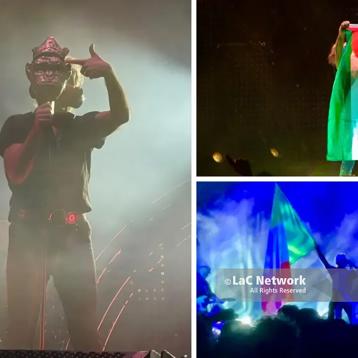 Bandiera della Palestina e Italia antifascista: il rock dei Litfiba infiamma la notte di\u00A0Cosenza\u00A0| FOTO\n