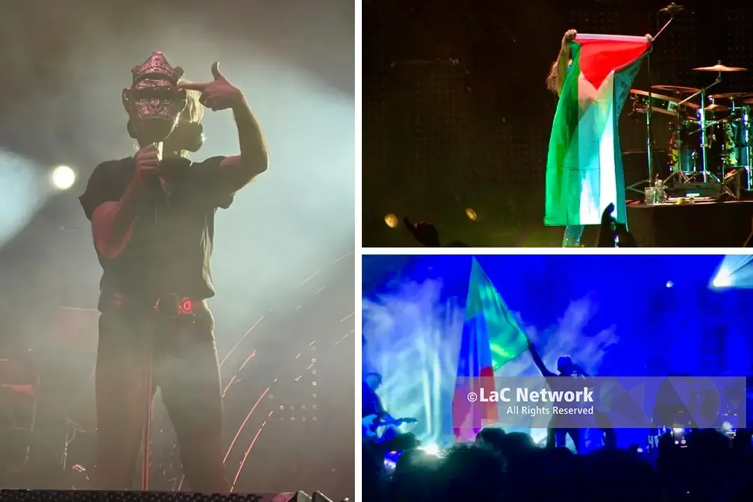 Bandiera della Palestina e Italia antifascista: il rock dei Litfiba infiamma la notte di\u00A0Cosenza\u00A0| FOTO\n