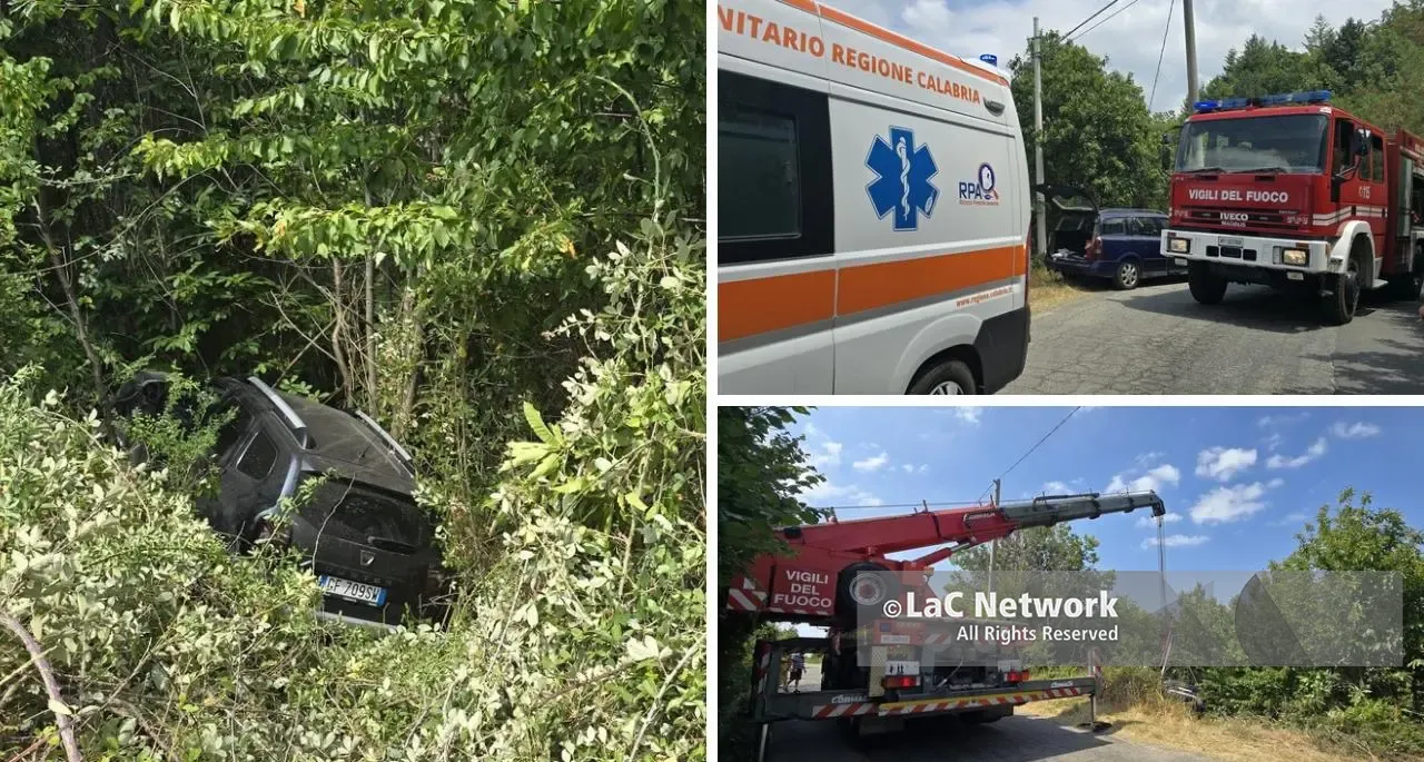 Auto precipita\u00A0in un dirupo ad Acri, un ferito trasportato in elisoccorso a Cosenza\n