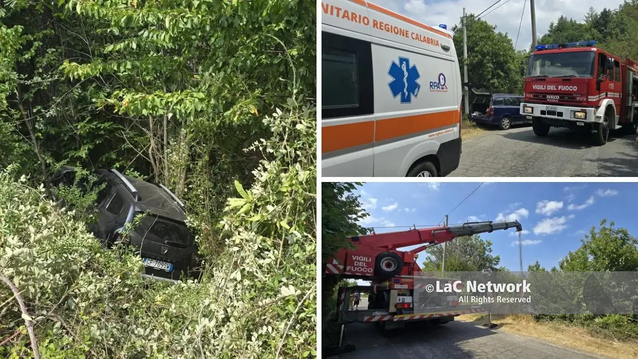 Auto precipita\u00A0in un dirupo ad Acri, un ferito trasportato in elisoccorso a Cosenza\n
