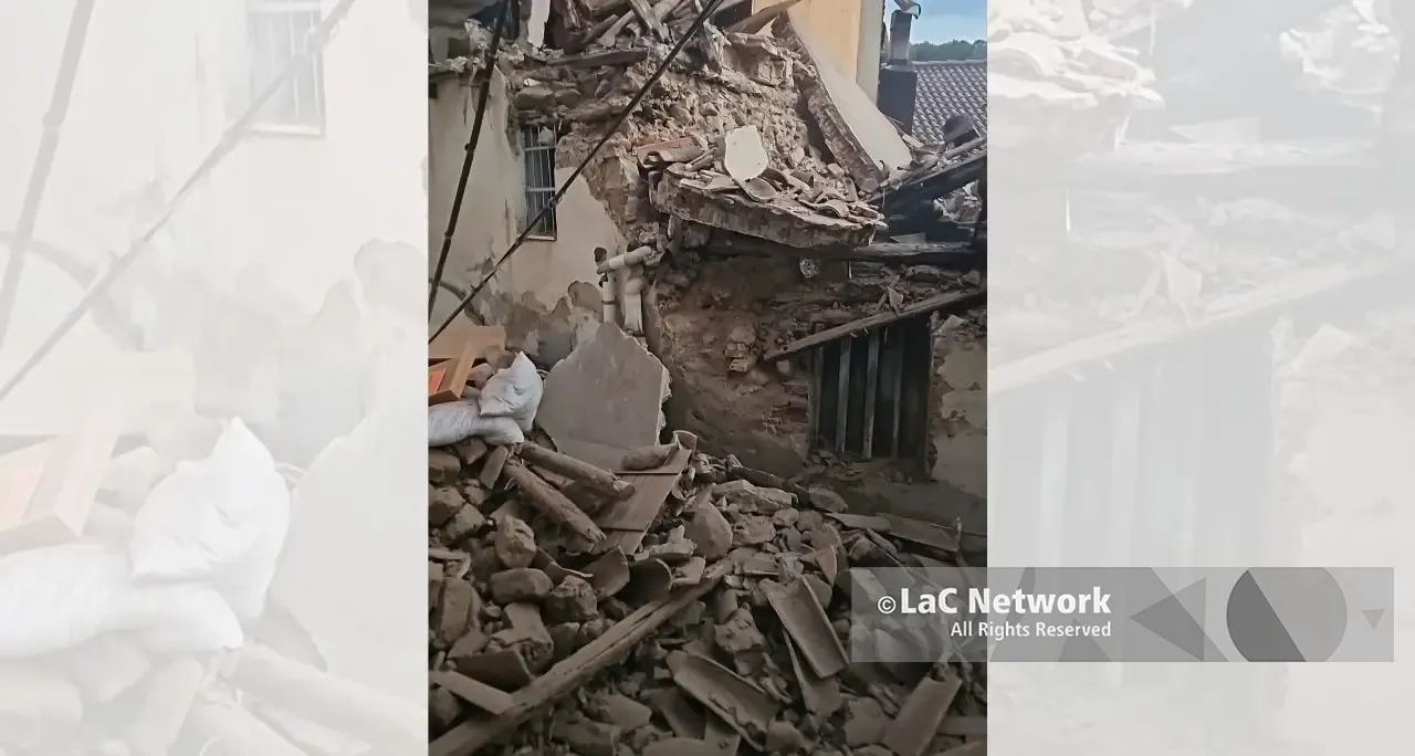 Pizzoni, crolla un'abitazione nel centro storico: blackout e salta il concerto di Santino Cardamone\n