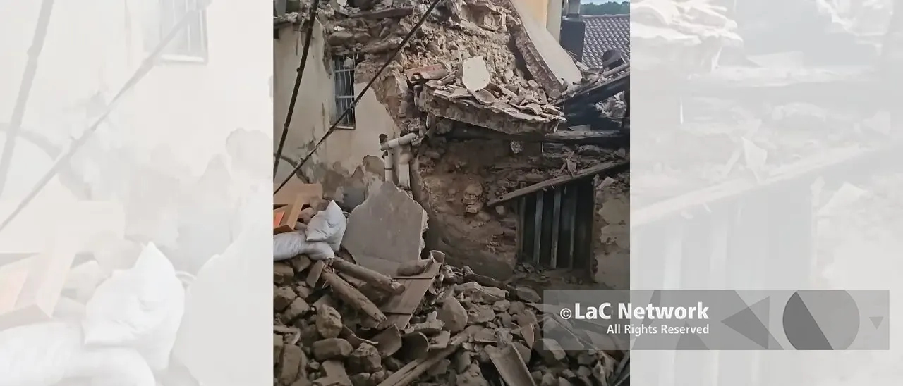 Pizzoni, crolla un'abitazione nel centro storico: blackout e salta il concerto di Santino Cardamone\n
