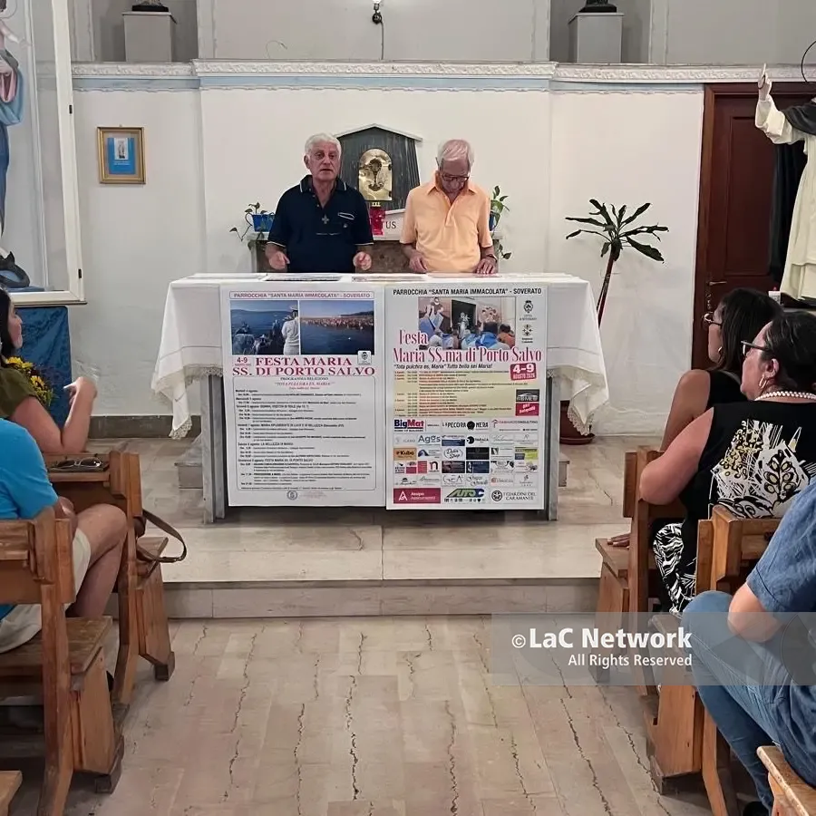Soverato, cresce l'attesa per la festa di Maria SS di Porto Salvo tra fede e folklore\n