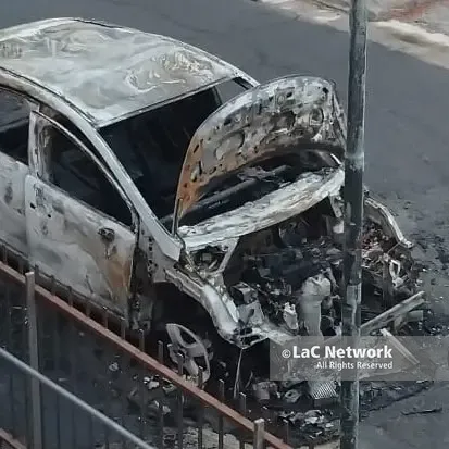 Praia, auto incendiata\u00A0nella notte: è il secondo episodio\u00A0in quaranta giorni ai danni dello stesso lavoratore\n