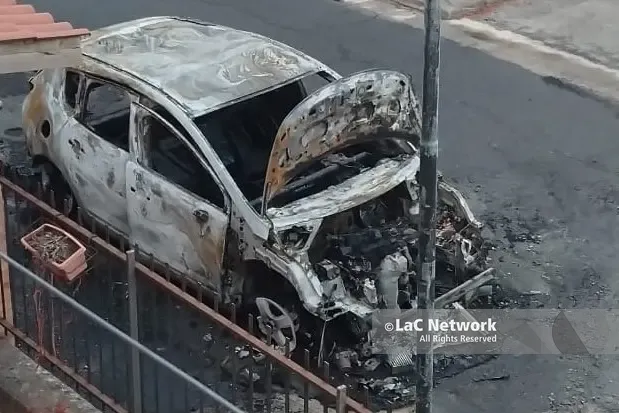 Praia, auto incendiata\u00A0nella notte: è il secondo episodio\u00A0in quaranta giorni ai danni dello stesso lavoratore\n