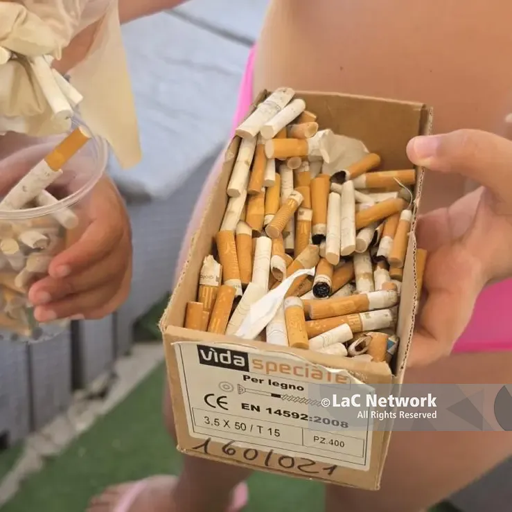 Vibo Marina, premi a chi raccoglie i mozziconi in spiaggia: bambini protagonisti della campagna per l'ambiente\n