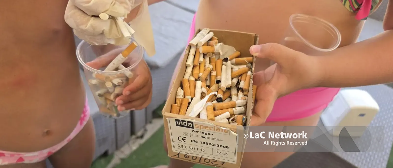 Vibo Marina, premi a chi raccoglie i mozziconi in spiaggia: bambini protagonisti della campagna per l'ambiente\n