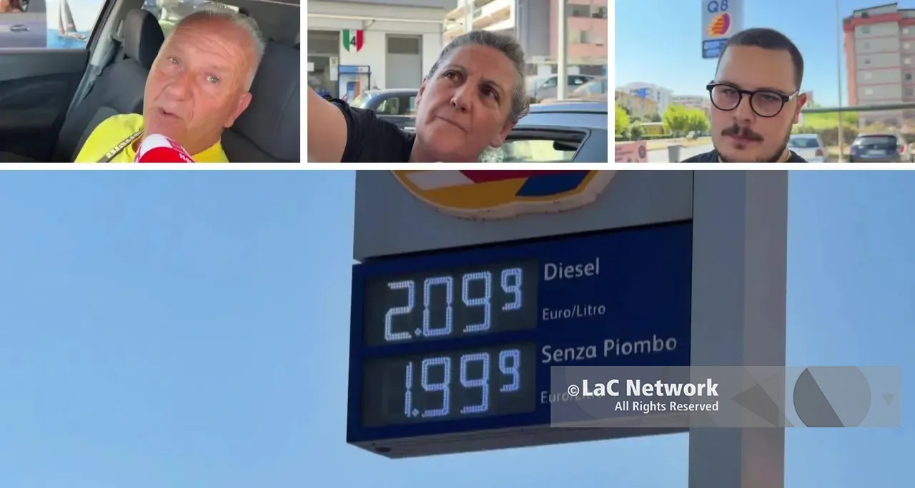 Caro benzina, la rabbia dei calabresi: «15 euro per 7 litri e mezzo. Non ce la facciamo più»\n