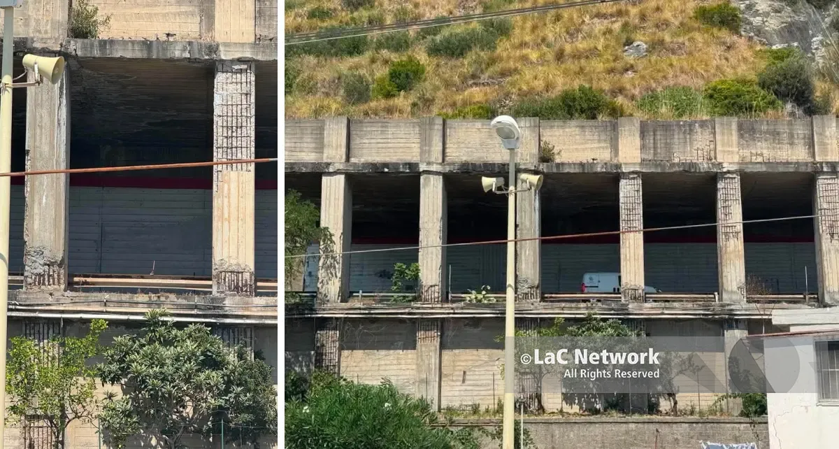 Acquappesa,\u00A0pilastri ammalorati e ferri scoperti nella galleria Zaccani sulla SS 18: la segnalazione\u00A0| VIDEO