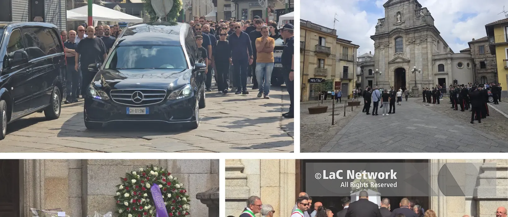 L’addio ad Andrea Minasi. Il parroco: «Per nove giorni la comunità ha sperato, quell’amore non è andato perduto»\n