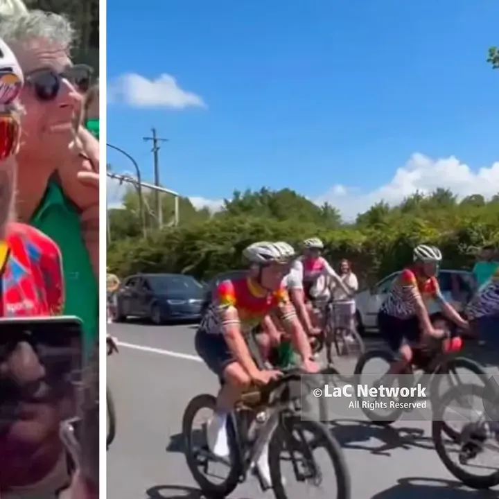 Jovanotti conquista anche Spadola, fan in festa per l'arrivo in bici del cantautore nelle Serre –\u00A0VIDEO\n