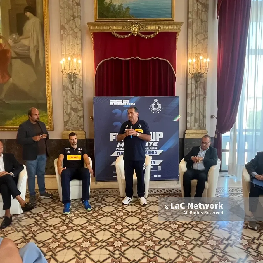 Gli Azzurri iridati del Volley, a Reggio Calabria per la Fipav Cup Men Elite: mercoledì al palaCalafiore la partita contro la Germania