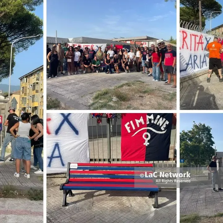 Cosenza ricorda Ilaria Mirabelli: una panchina e uno striscione per non dimenticare\n