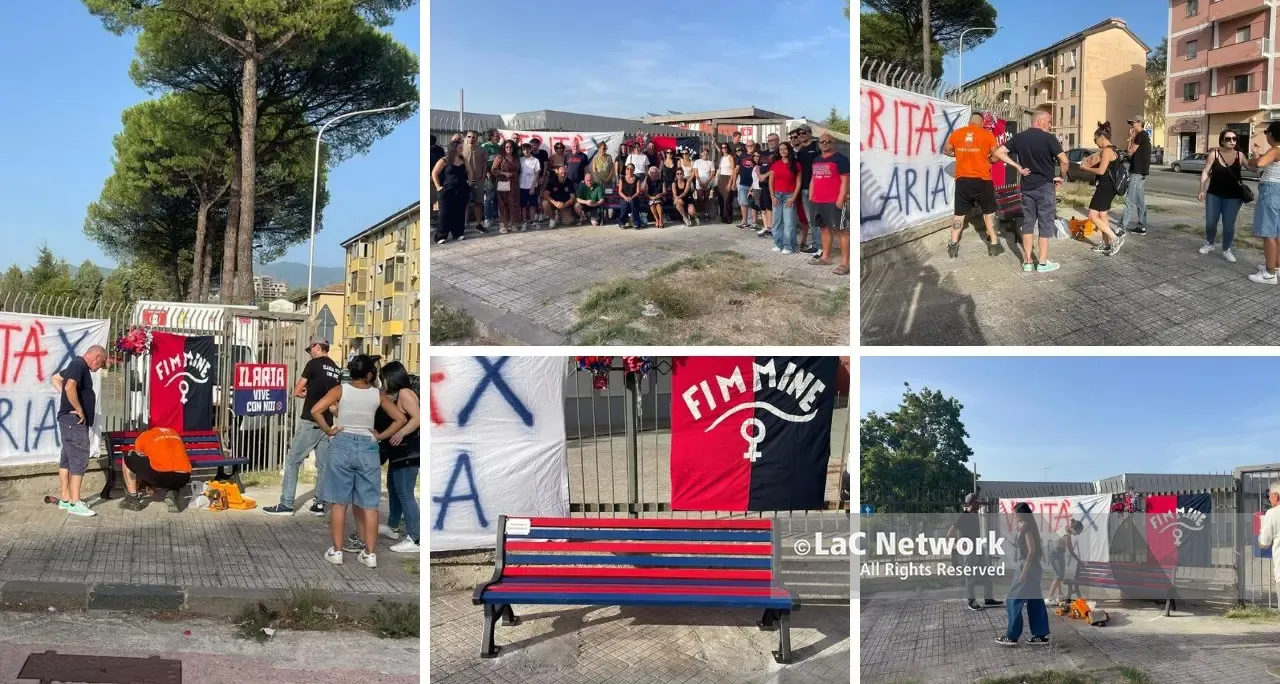 Cosenza ricorda Ilaria Mirabelli: una panchina e uno striscione per non dimenticare\n