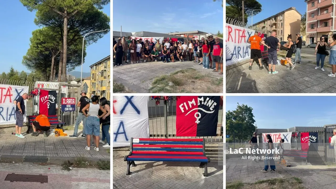 Cosenza ricorda Ilaria Mirabelli: una panchina e uno striscione per non dimenticare\n