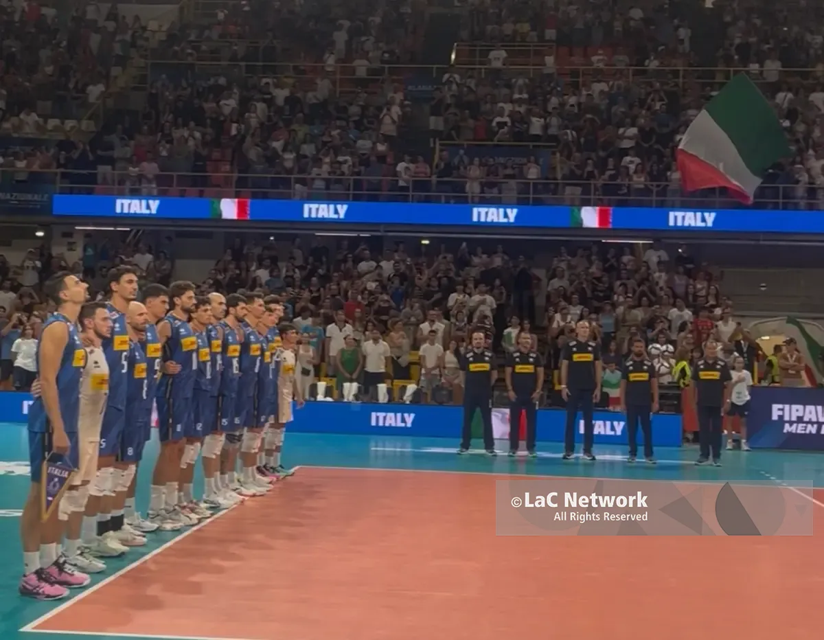 Volley spettacolo, l'Italia batte la Germania al tie-break al palaCalafiore, partita impegnativa e storica per il set più lungo mai giocato (64-66)\n\n\n