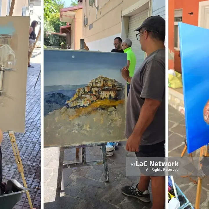 Monterosso Calabro, pennelli e colori trasformano il borgo: successo per la seconda edizione de “Le Mani della Fantasia”\n