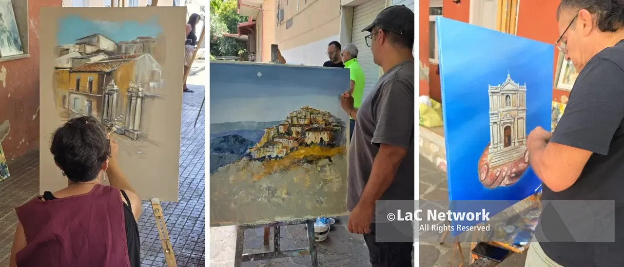 Monterosso Calabro, pennelli e colori trasformano il borgo: successo per la seconda edizione de “Le Mani della Fantasia”\n