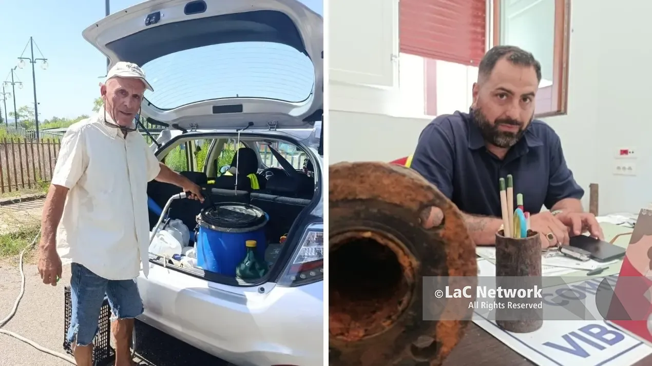 Crisi idrica, fine del calvario (si spera) per il 70enne costretto a rifornirsi alle fontanelle: a Vena Superiore torna l’acqua\n