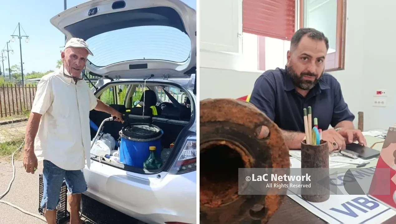 Crisi idrica, fine del calvario (si spera) per il 70enne costretto a rifornirsi alle fontanelle: a Vena Superiore torna l’acqua\n