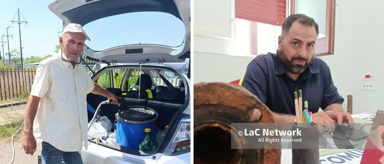Crisi idrica, fine del calvario (si spera) per il 70enne costretto a rifornirsi alle fontanelle: a Vena Superiore torna l’acqua\n