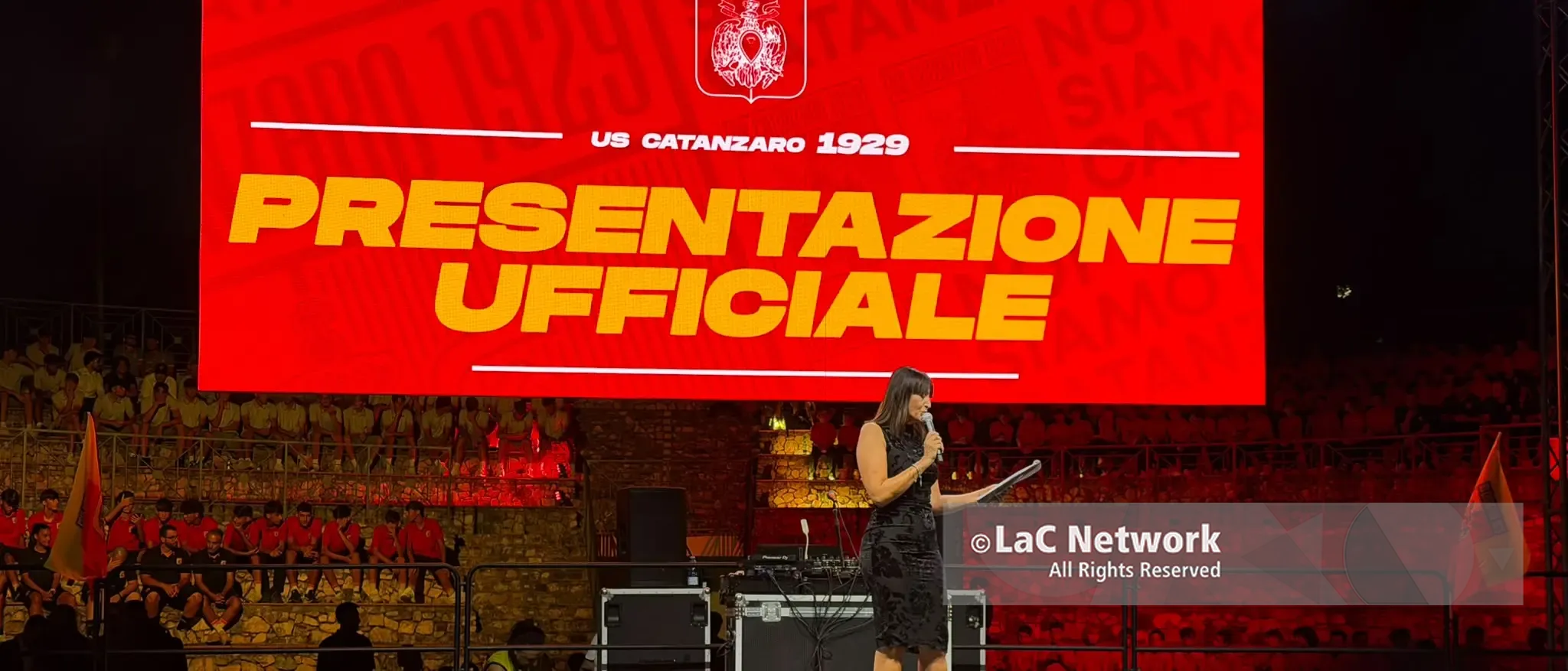 Il Catanzaro si presenta, al Parco della Biodiversità è festa giallorossa: segui la DIRETTA su LaC\n