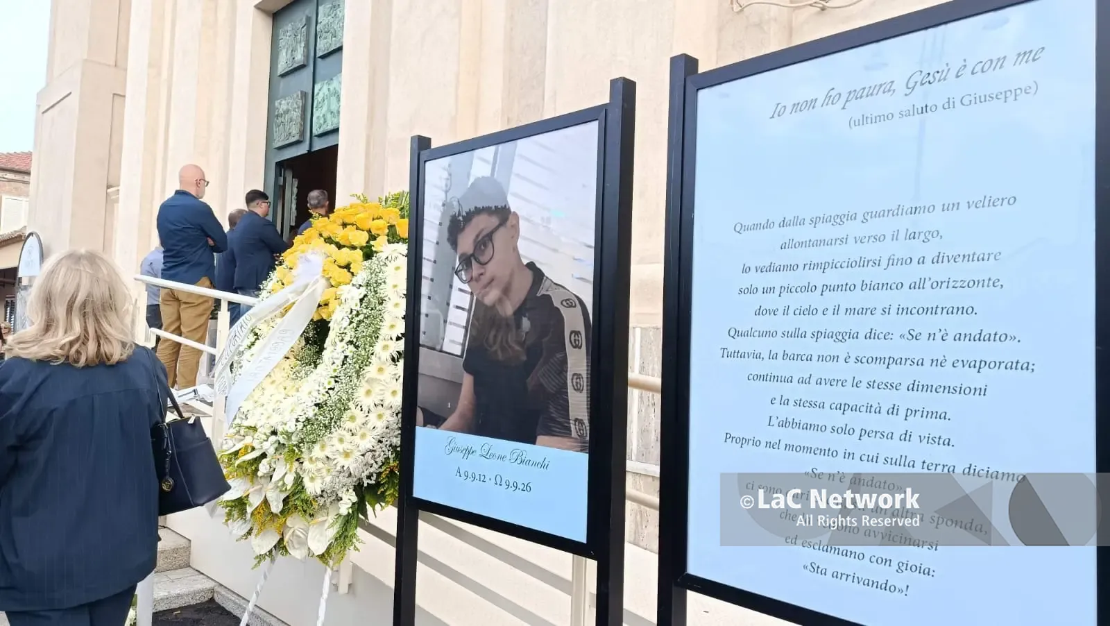 Mileto, la forza del papà del giovane\u00A0Giuseppe Bianchi stroncato a 14 anni: «Prima di morire ha detto\u00A0“non ho paura, Gesù è con me”»\n