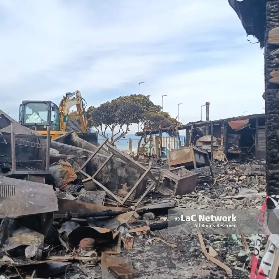 Lido distrutto dall’incendio a Pizzo, De Pinto (Fn): «I proprietari non vengano lasciati\u00A0soli, serve supporto da istituzioni e società civile»\n