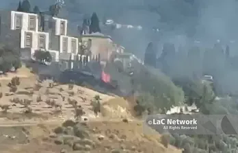 Incendio nell’area del cimitero di Cosenza, sul posto Vigili del fuoco, Comune e WWF\n