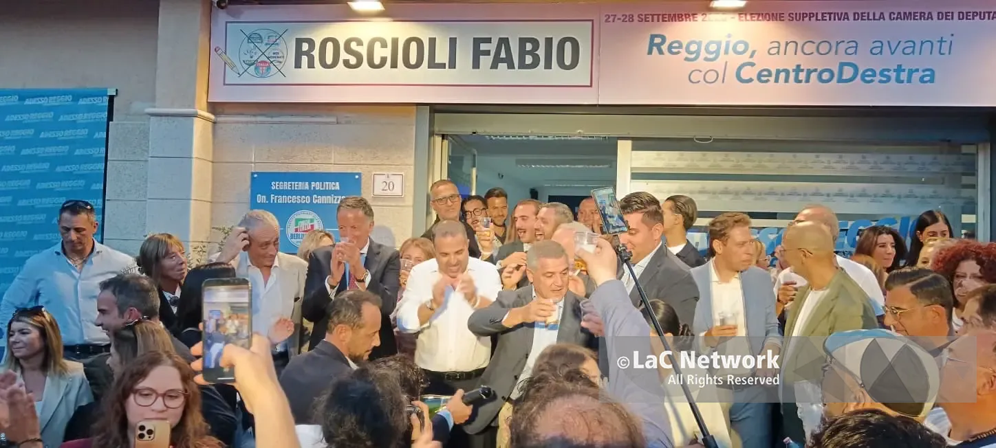 Suppletive a Reggio, il centrodestra rivendica la vittoria di Roscioli e rilancia il modello dell’unità verso le prossime sfide\n
