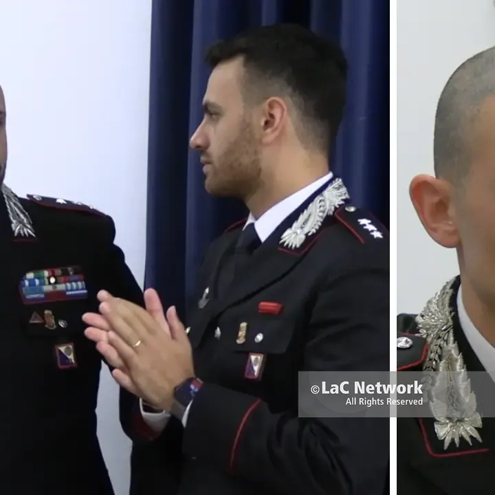 Carabinieri di Vibo, ecco i tre nuovi ufficiali: Cascone al Reparto operativo, Colella nel capoluogo e di Monaco a Tropea\n