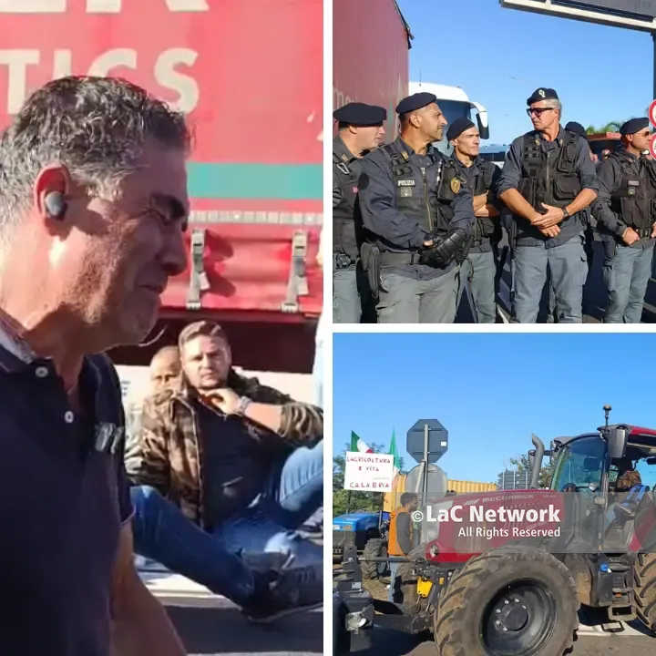 «Non ce la facciamo più», le lacrime degli agricoltori calabresi: la polizia ferma l’occupazione dell’autostrada, svincolo di Pizzo chiuso\n