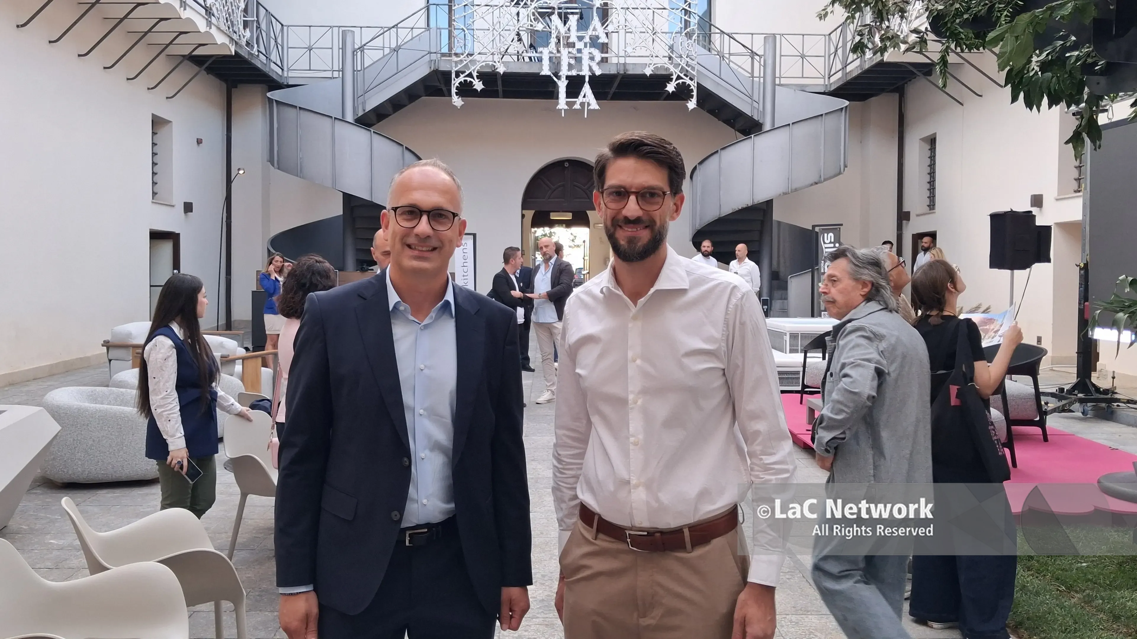 Gli architetti Domenico Garofalo e Giuseppe Anania