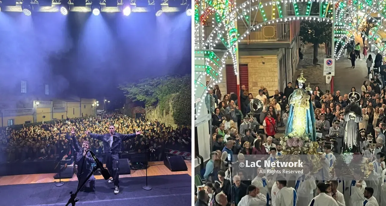 Vibo riabbraccia la Madonna del Rosario: folla al concerto e grande partecipazione alla processione\n