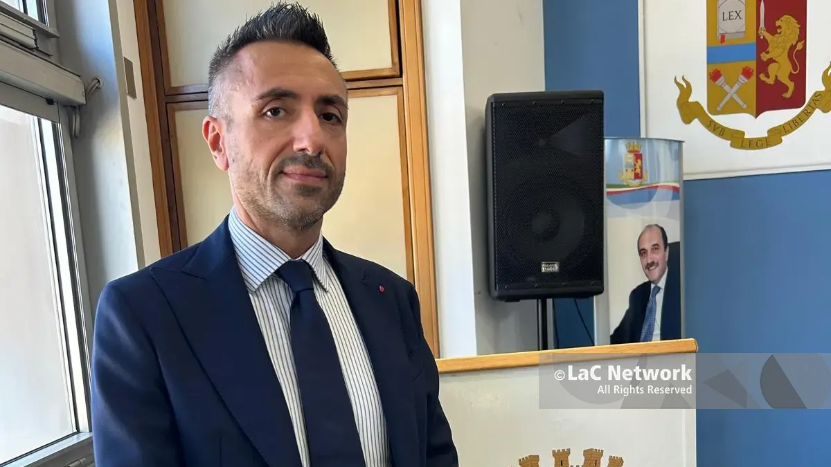 Giuseppe Valerio, capo della Squadra Mobile di Cosenza