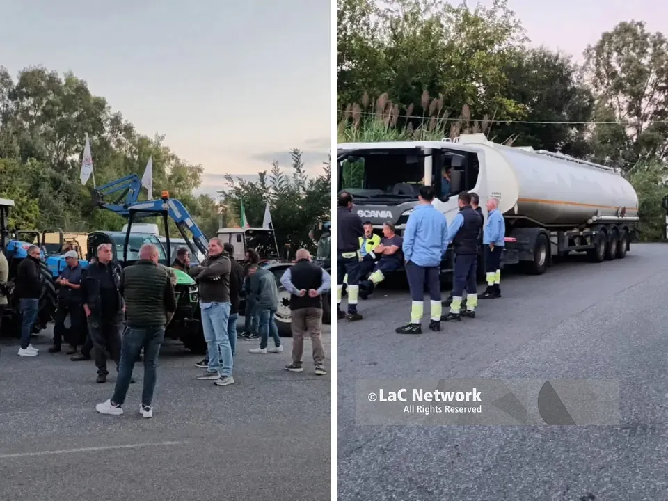Gli agricoltori lasciano Vibo Marina, la protesta si sposta a Lamezia: domani il presidio nei pressi dell’aeroporto