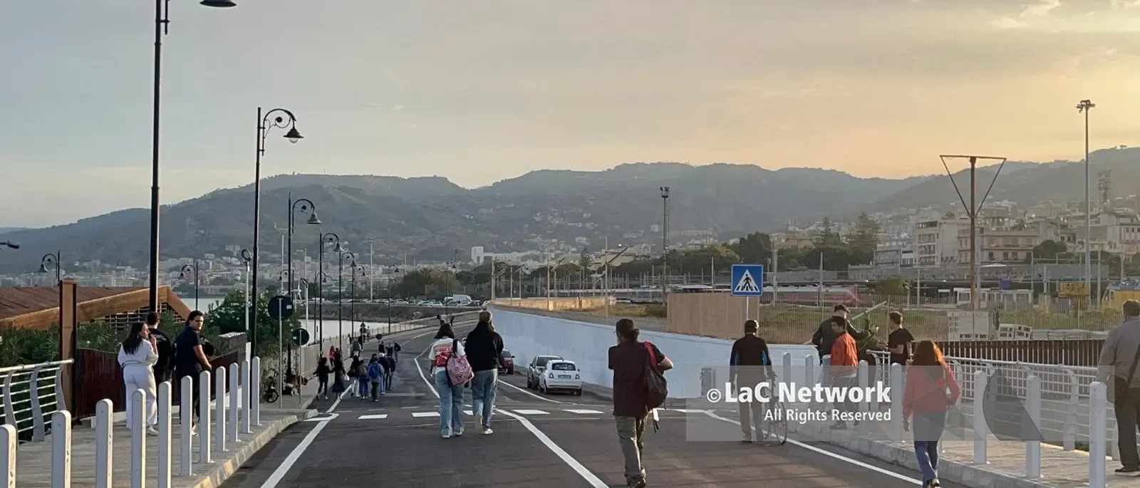Ponte Calopinace, il nuovo volto del collegamento inaugurato all'alba a Reggio: la fotogallery\n