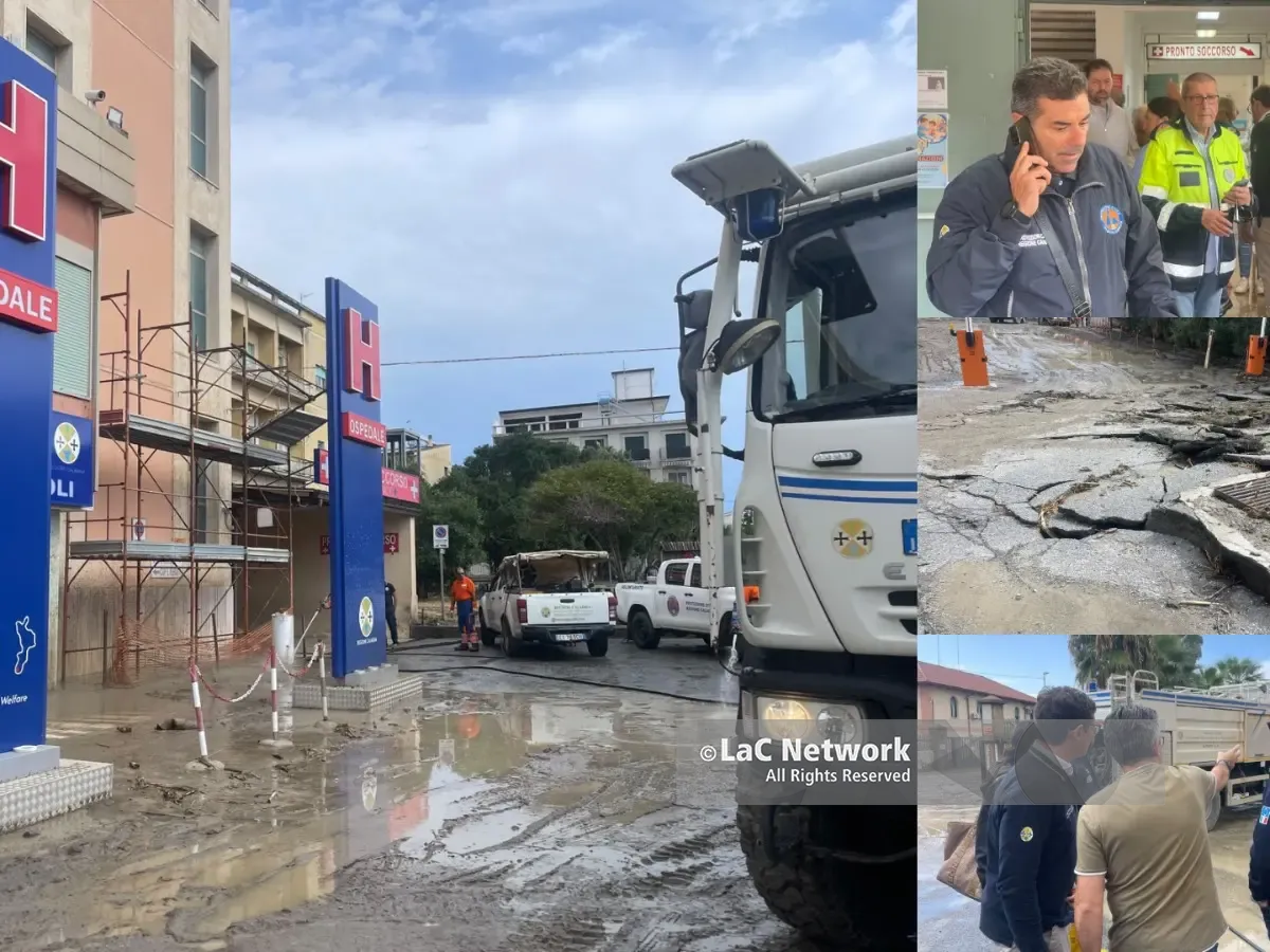 Melito, liberato il Pronto Soccorso sommerso dal fango. Restituita piena operatività in tempi record
