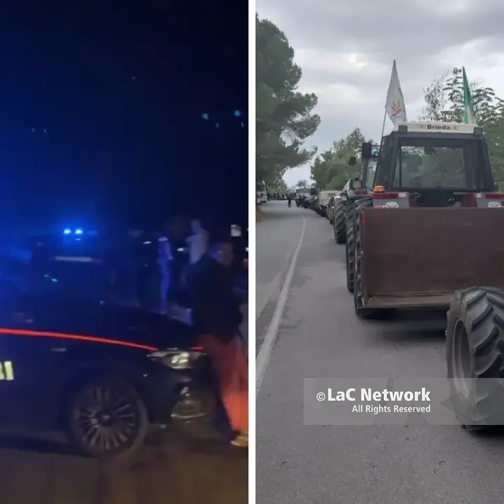 Vibo, nuovo blitz\u00A0per bloccare le autocisterne ma gli agricoltori trovano polizia, carabinieri e carri attrezzi