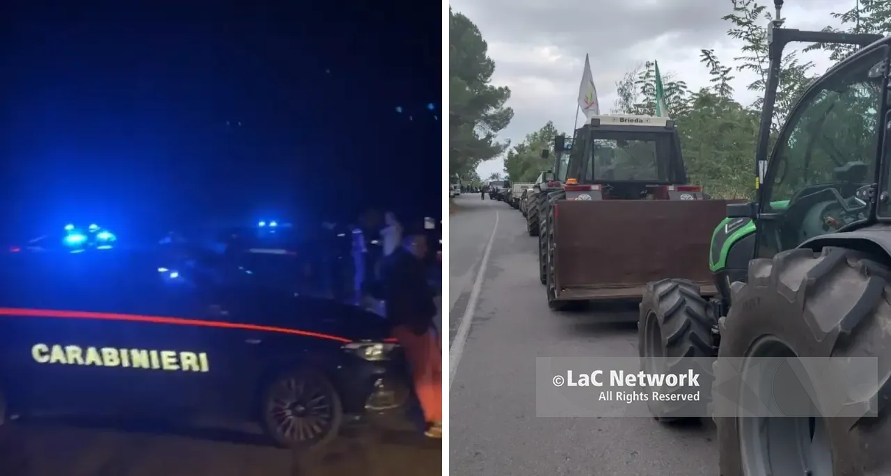 Vibo, nuovo blitz\u00A0per bloccare le autocisterne ma gli agricoltori trovano polizia, carabinieri e carri attrezzi