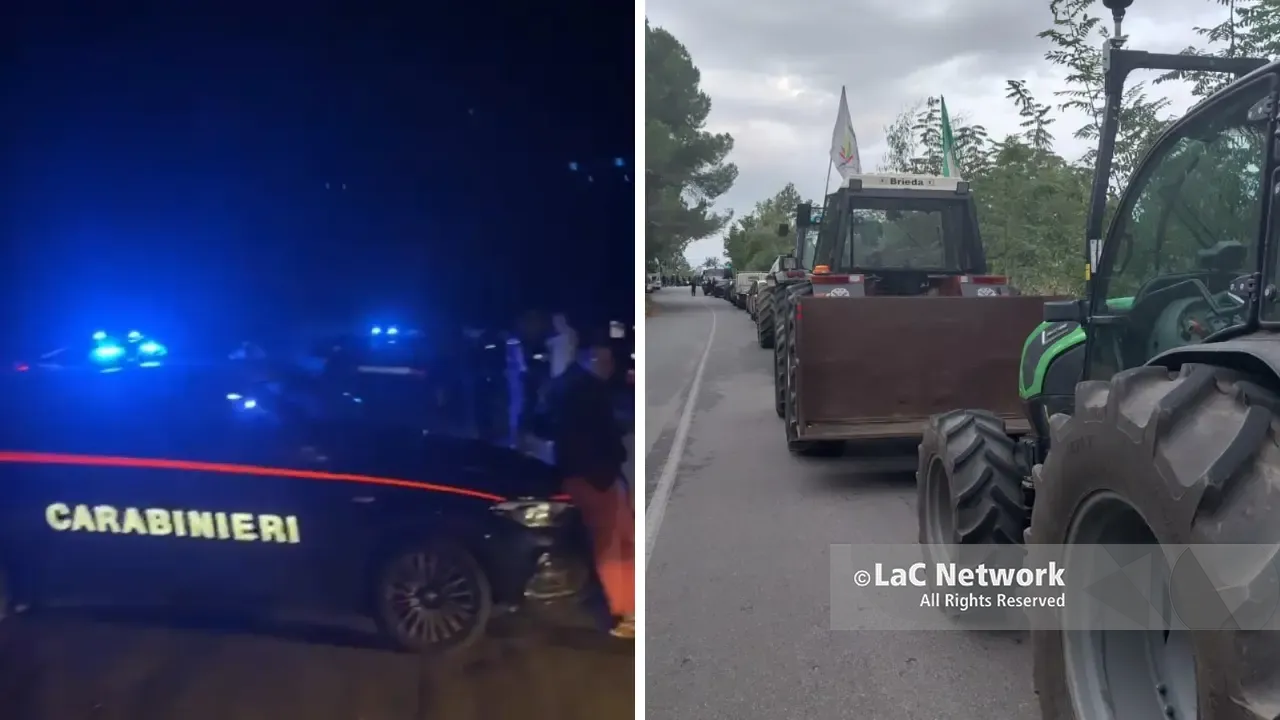 Vibo, nuovo blitz\u00A0per bloccare le autocisterne ma gli agricoltori trovano polizia, carabinieri e carri attrezzi