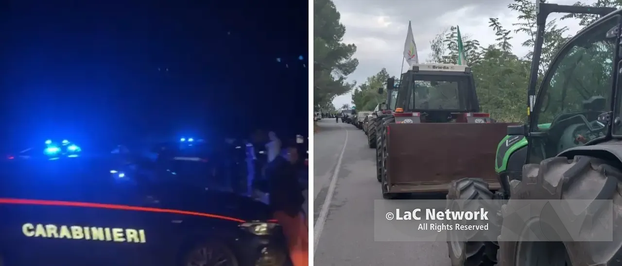 Vibo, nuovo blitz\u00A0per bloccare le autocisterne ma gli agricoltori trovano polizia, carabinieri e carri attrezzi
