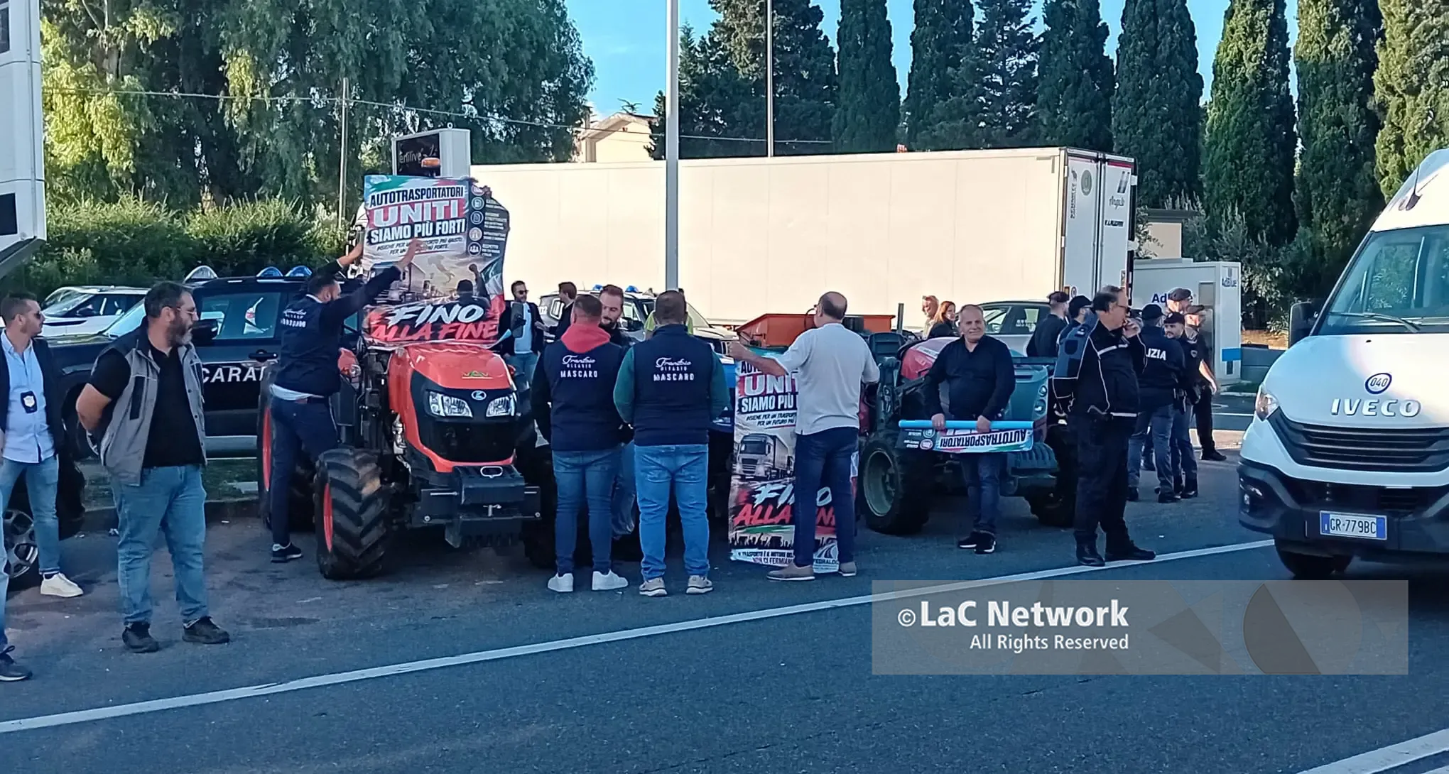 A Lamezia il cuore della protesta degli autotrasportatori, attesi in giornata sessanta mezzi\n