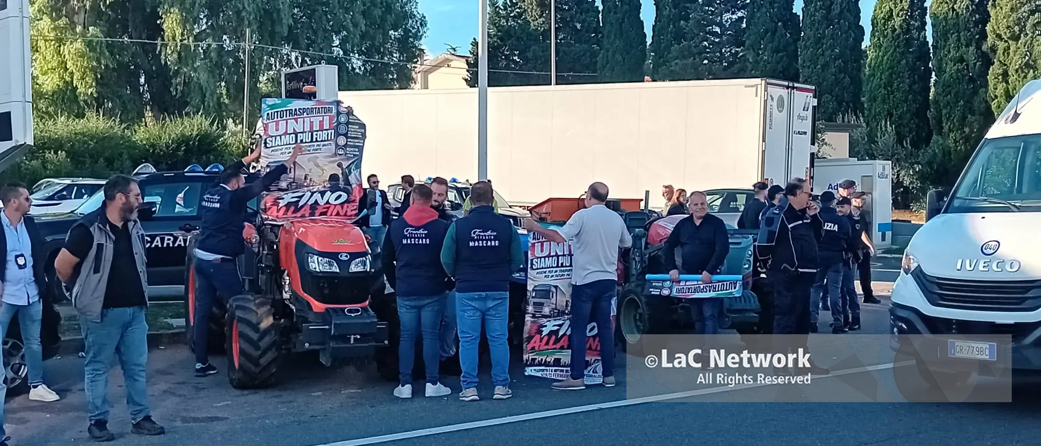 A Lamezia il cuore della protesta degli autotrasportatori, attesi in giornata sessanta mezzi\n